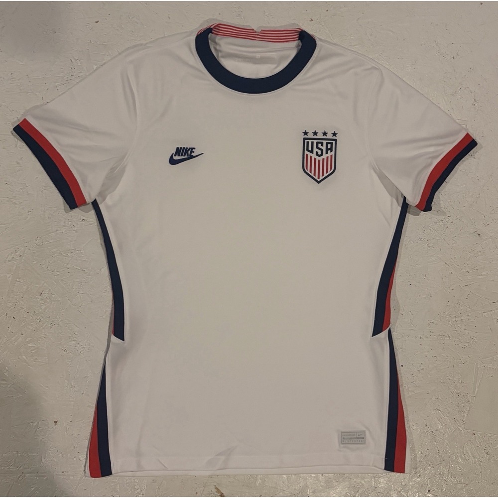 Nike USA 2020 Home Soccer Jersey CD0908-100 Womens M USWNT Shirt Football White